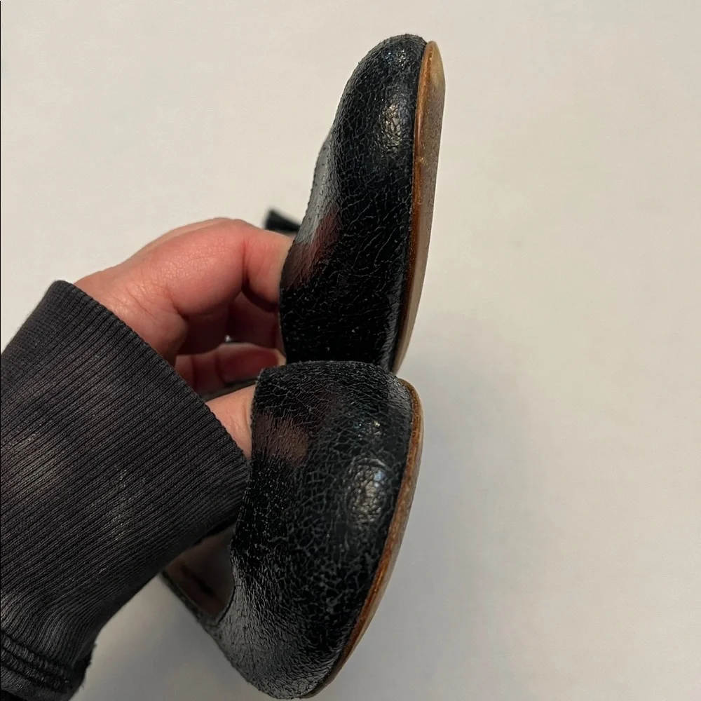 MARC BY MARC JACOBS BALLERINAS WITH BOW BLACK PATENT LEATHER SIZE 40=10 - Picture 10 of 14